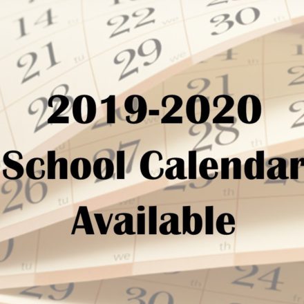 School Calendar 2019-20 School Calendar 2019-20