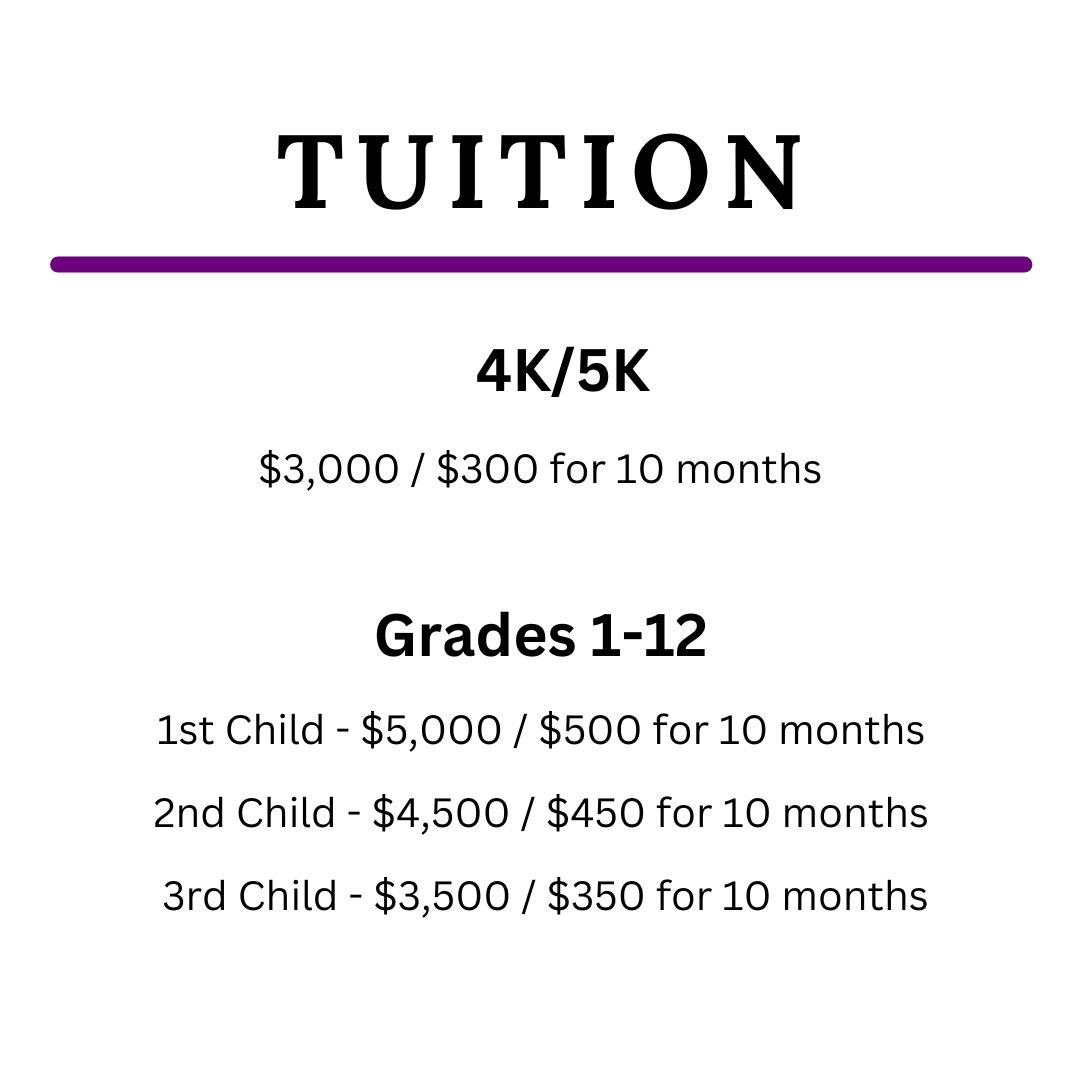 2024 25 Tuition and Fees Cornerstone Christian School